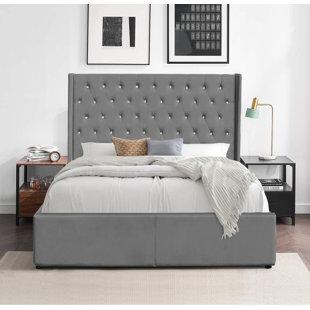 Ararat upholstered store ottoman bed frame